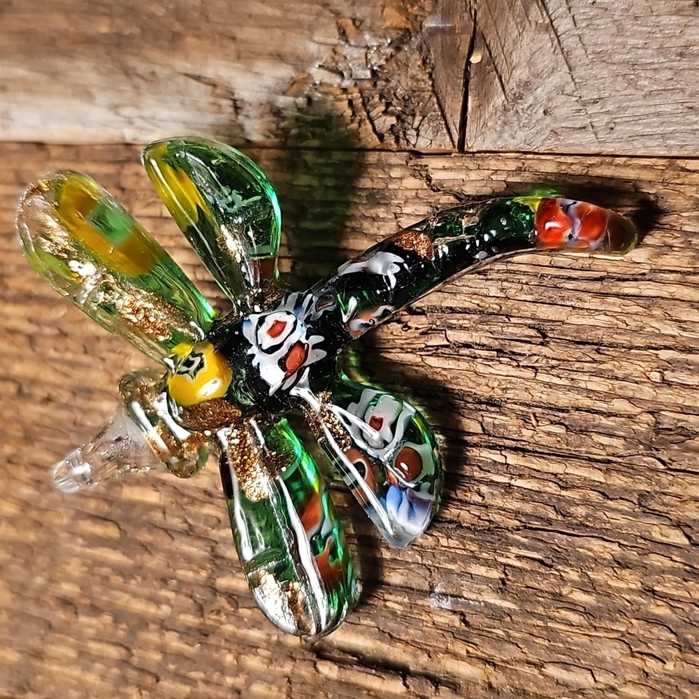 Beautiful & Unique Multicolored Lampwork Glass Dr… - image 5